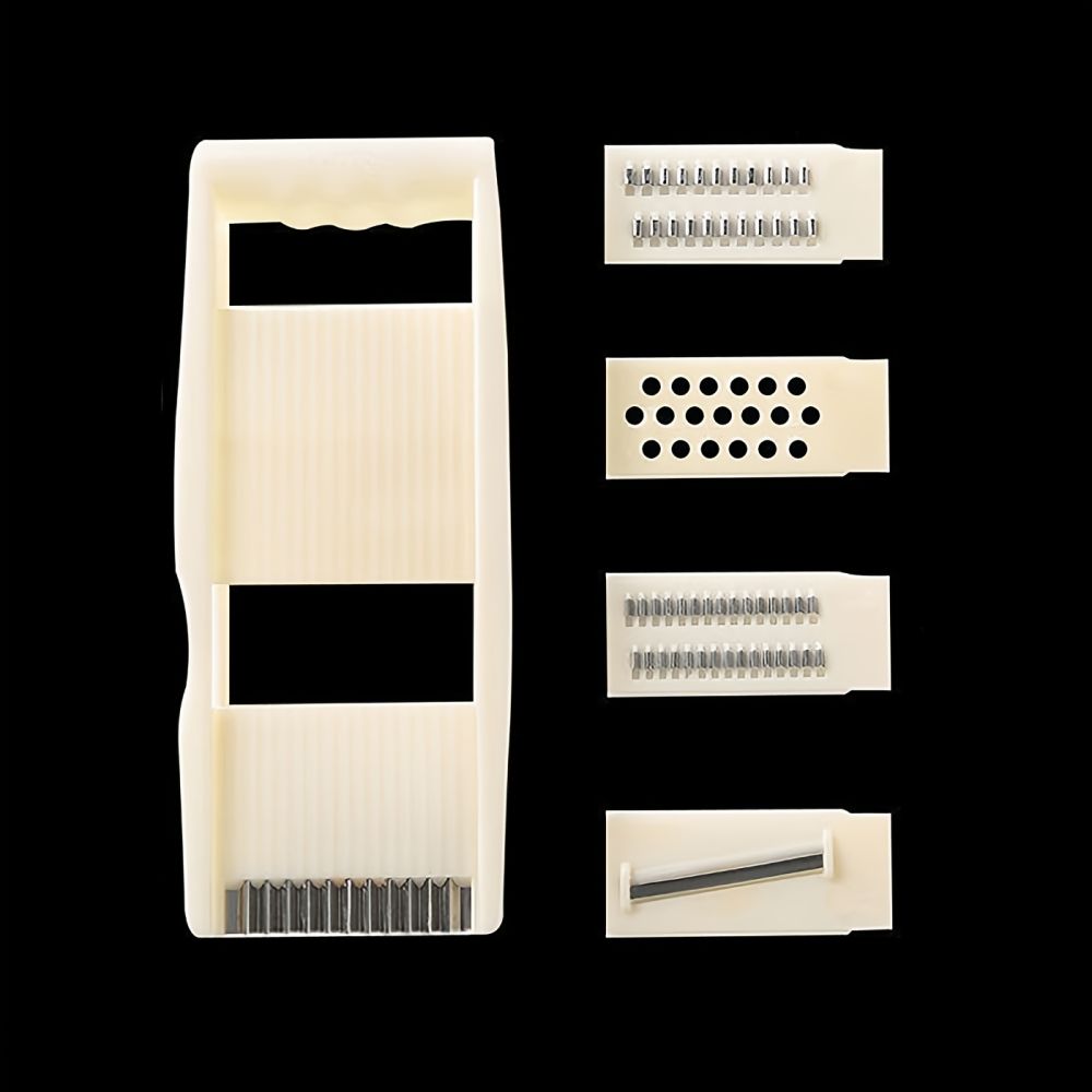dropship 1pc Multi-functional Vegetable Cutting; Grater Shredded Potato Shredded; Household Grater With 4-Blade