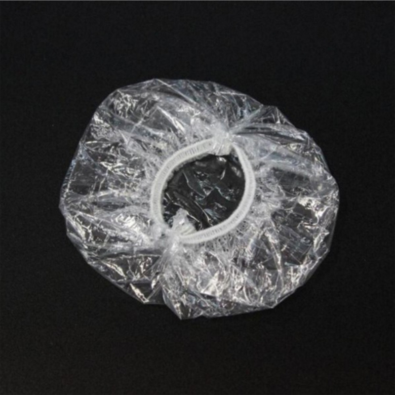 dropship 100pcs Disposable Ear Covers; Plastic Waterproof Ear Protectors Elastic Clear Ear Caps Salon Hairdressing Dye Shield Earmuffs For Hair Dye; Shower; Spa