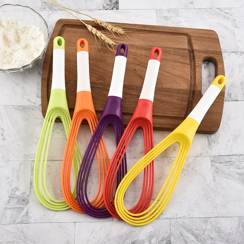 dropship 1pc Storeable And Foldable Household Multifunctional Manual Rotary Egg Beater