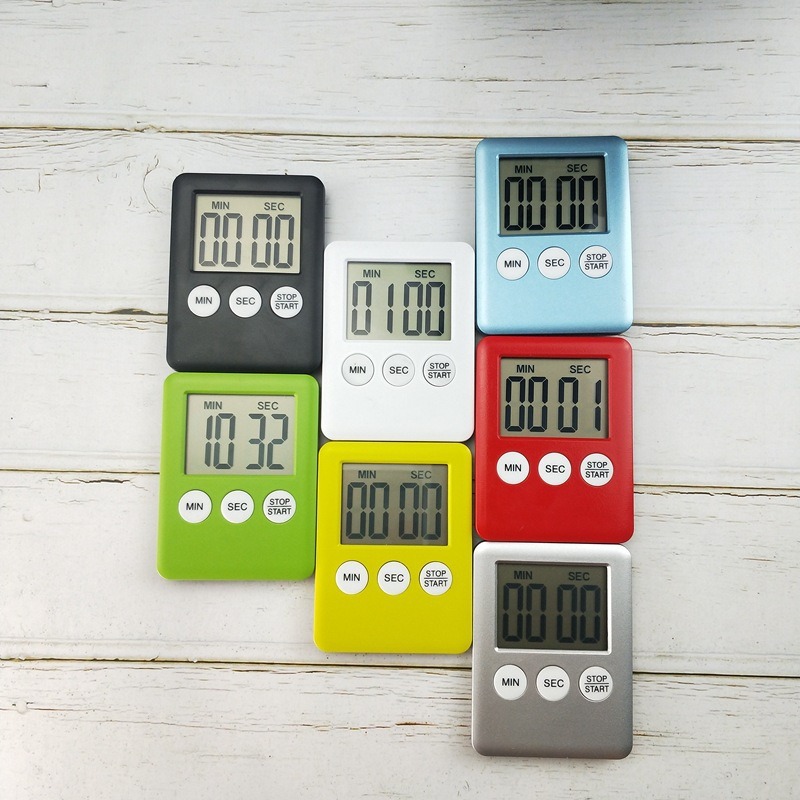 dropship Cooking Timer LCD Digital Screen Clock Kitchen Countdown Timer Mechanical Digital Kitchen Timer Magnetic