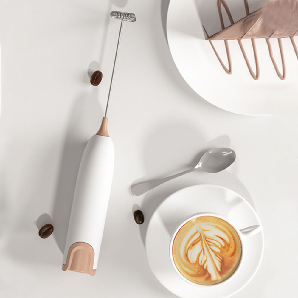 dropship Electric Milk Frother Kitchen Drink Foamer Whisk Mixer Stirrer Coffee Cappuccino Creamer Whisk Frothy Blend Whisker Egg Beater