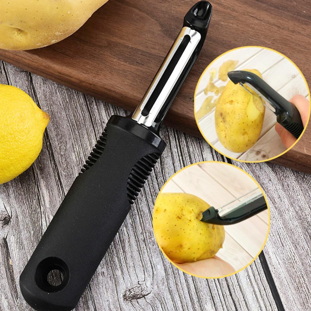 dropship Multifunction Fruit Peeler Stainless Steel Melon Planer Potato Scraper Vegetable Slicer Portable Kitchen Peeling Tool