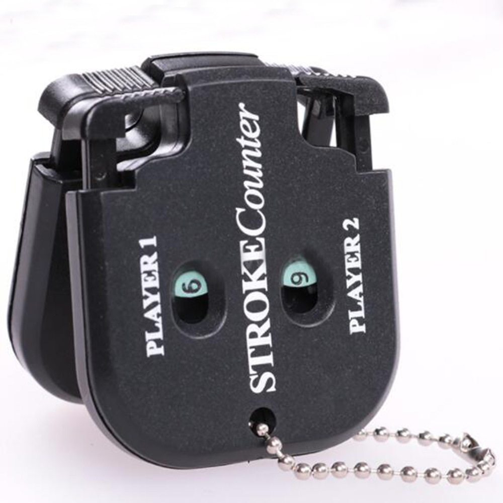 dropship Mini Golf Shot Count Stroke Putt Score Counter Two Digits Scoring Keeper with Key Chain Golf Training Aids Golf Training Aids