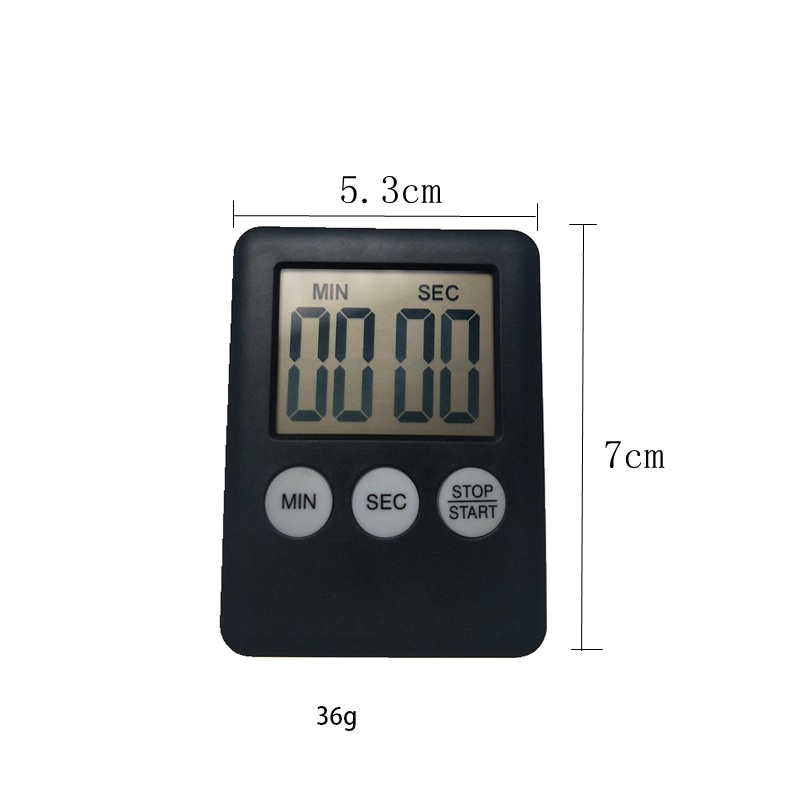 dropship Cooking Timer LCD Digital Screen Clock Kitchen Countdown Timer Mechanical Digital Kitchen Timer Magnetic