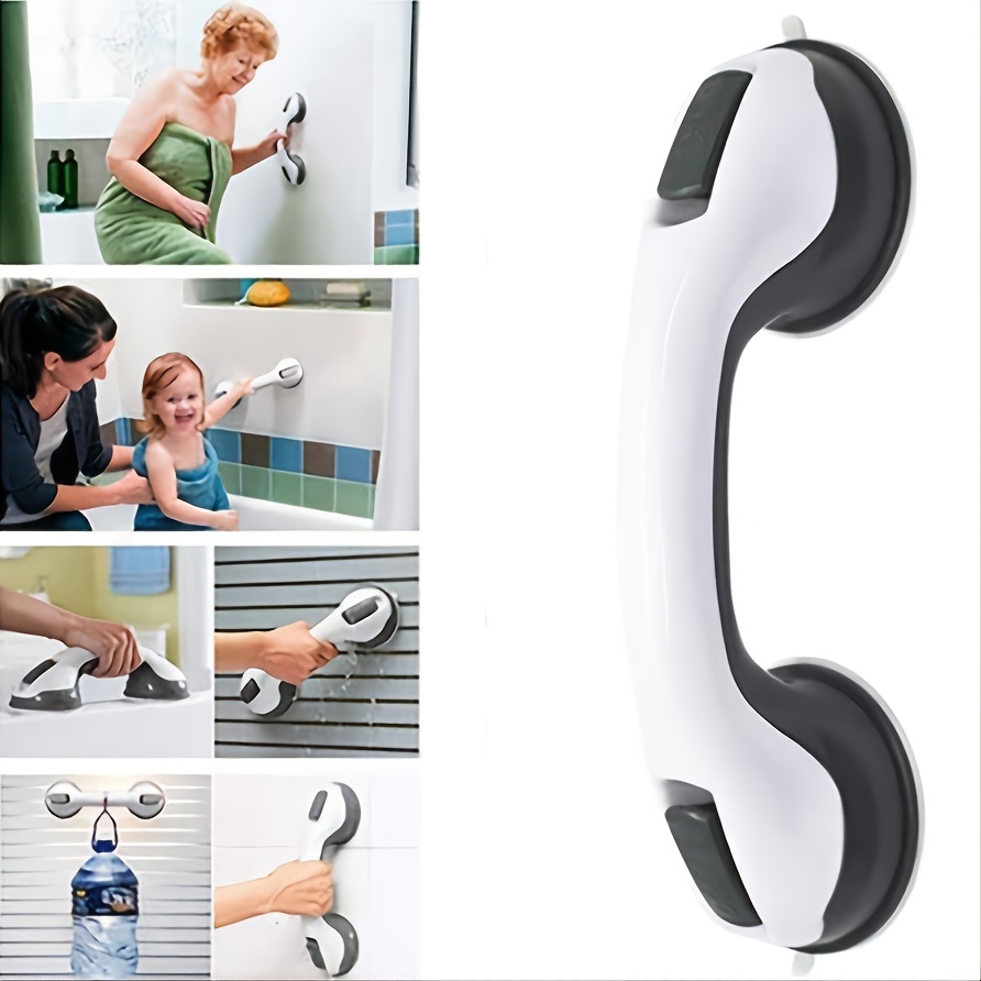 dropship Shower Grab Bar - Wall Handle for Tub; Non-Slip Grip
