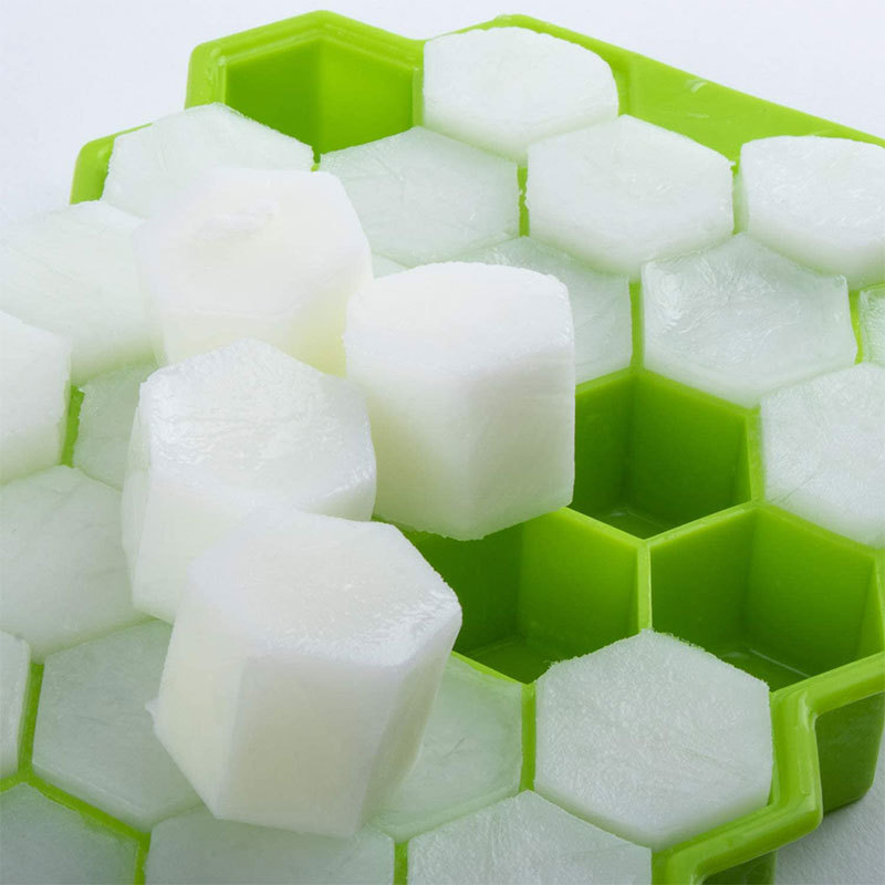 dropship 1pc Ice Tray Mold Honeycomb Silicone Ice Tray Hexagonal Ice Tray 37 Honeycomb Ice Trays