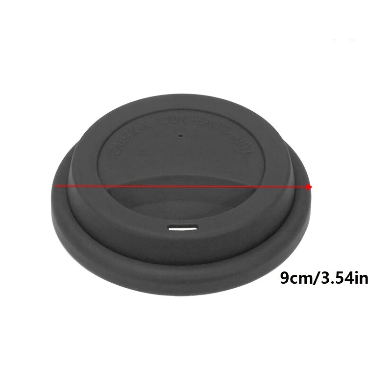 dropship 1pc Silicone Drinking Lid; Spill-Proof Cup Lids; Reusable Coffee Mug Lids; Coffee Cup Covers