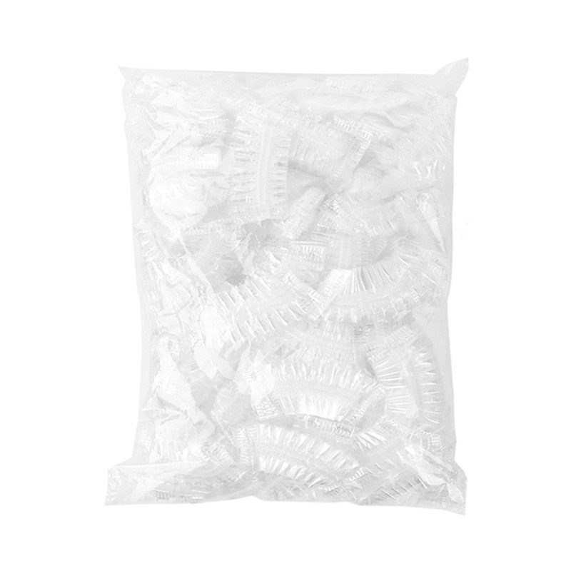 dropship 100pcs Disposable Ear Covers; Plastic Waterproof Ear Protectors Elastic Clear Ear Caps Salon Hairdressing Dye Shield Earmuffs For Hair Dye; Shower; Spa