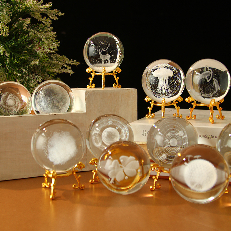 dropship 1pc Crystal Ball Art Decoration; Decoration Craft; Crystal Ball Valentine's Day Gifts Birthday Gifts