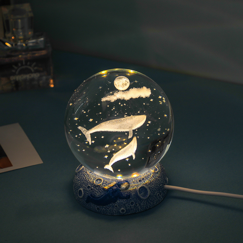 dropship Stars And Seas; Ocean Series Crystal Ball Ornaments; Night Lights; Bedroom Desktop Decorations; Creative Birthday Gifts