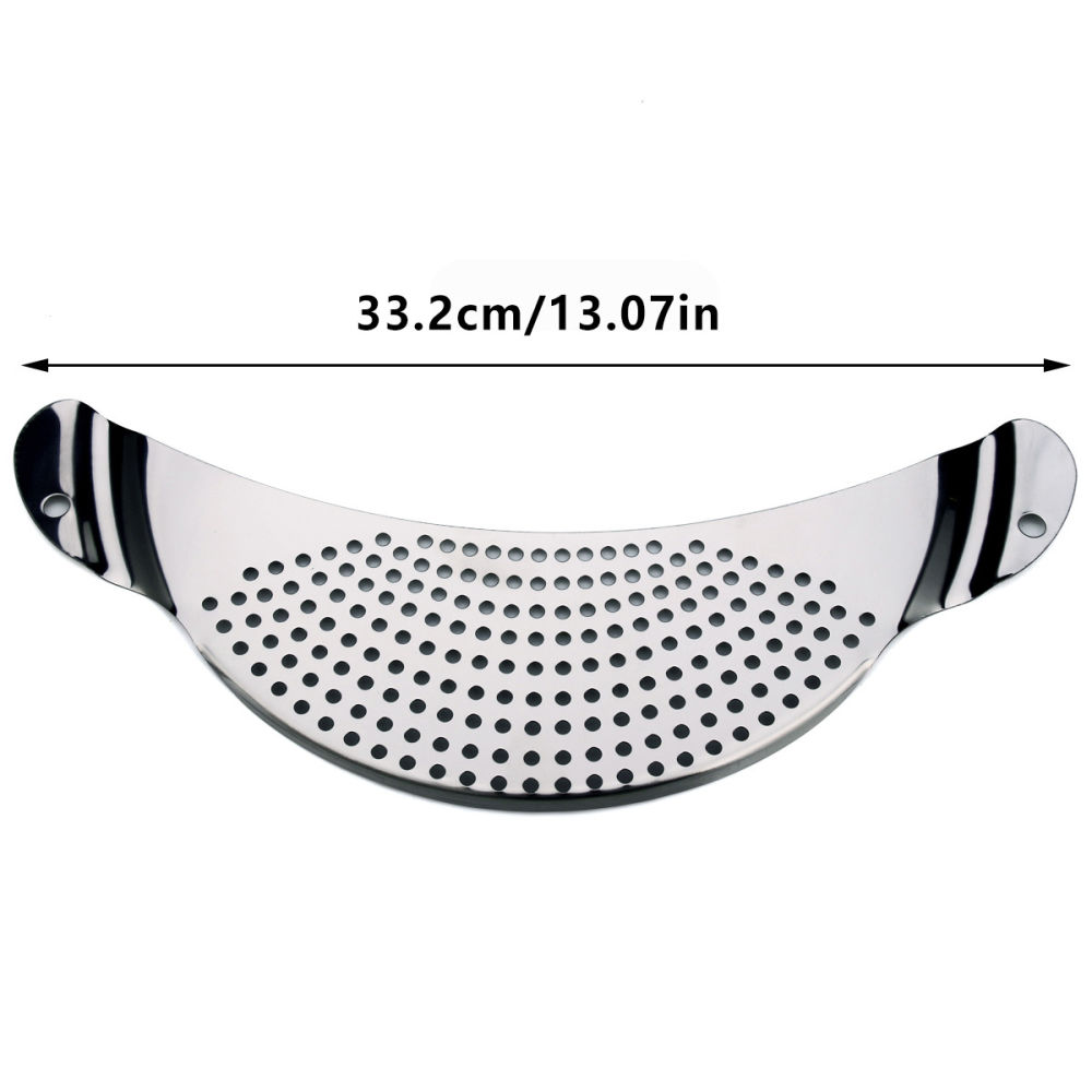 dropship 1pc Strainer Drain Leakproof Washing Rice Baffle Sieve Vegetable Fruit