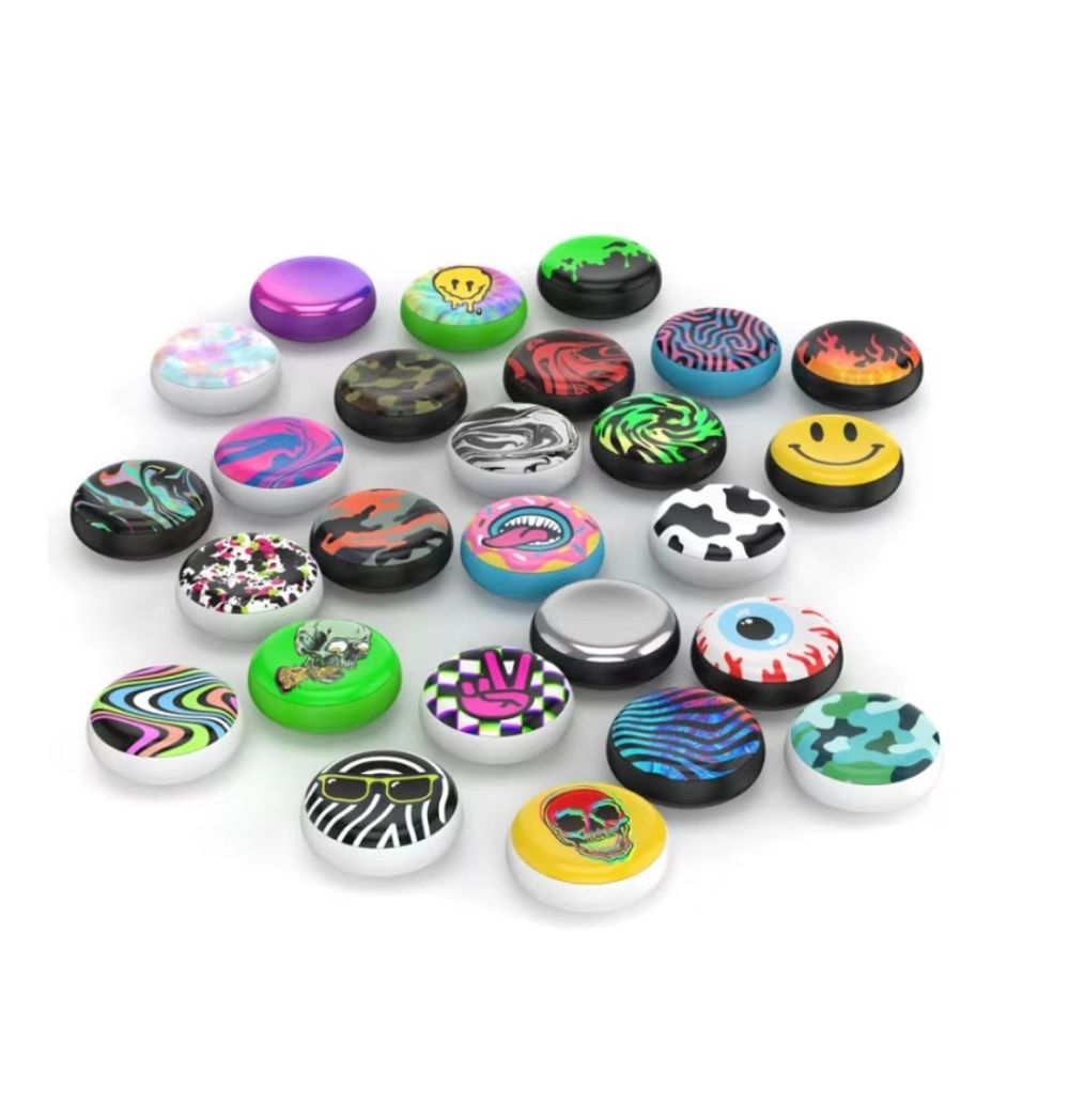 dropship Best-seller Finger Decompression Toy Pop Puck Fidget Toys Hand Spinner Magnet Toys Colorful Decompression Toys For Adults Kids Gifts Key Chain