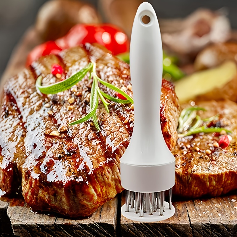 dropship 1pc 304 Stainless Steel Meat Tenderizer; 24 Steel Needles To Loosen Meat Artifact; Tender Meat And Break Tendons