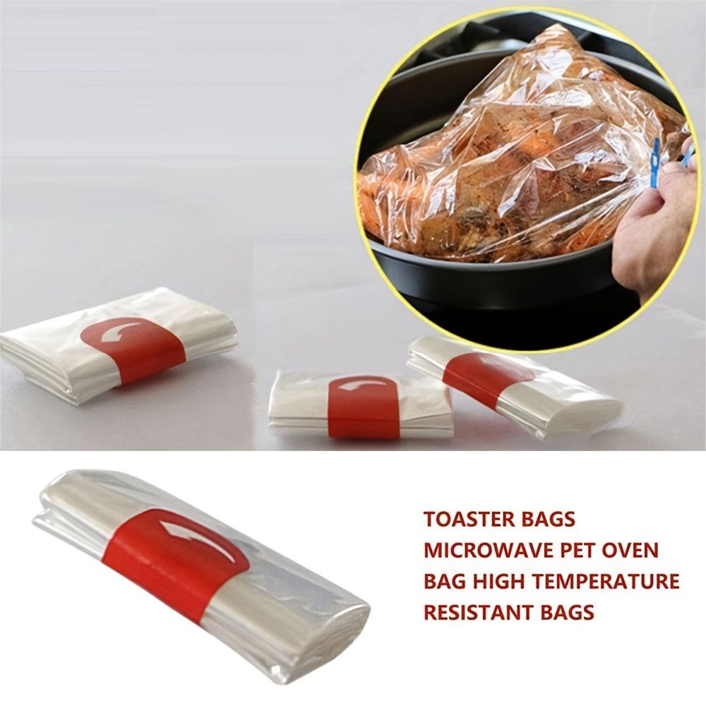 dropship 5pcs Large Roasting Bags Are Most Suitable For Cooking Meat In Kitchen Microwave Ove