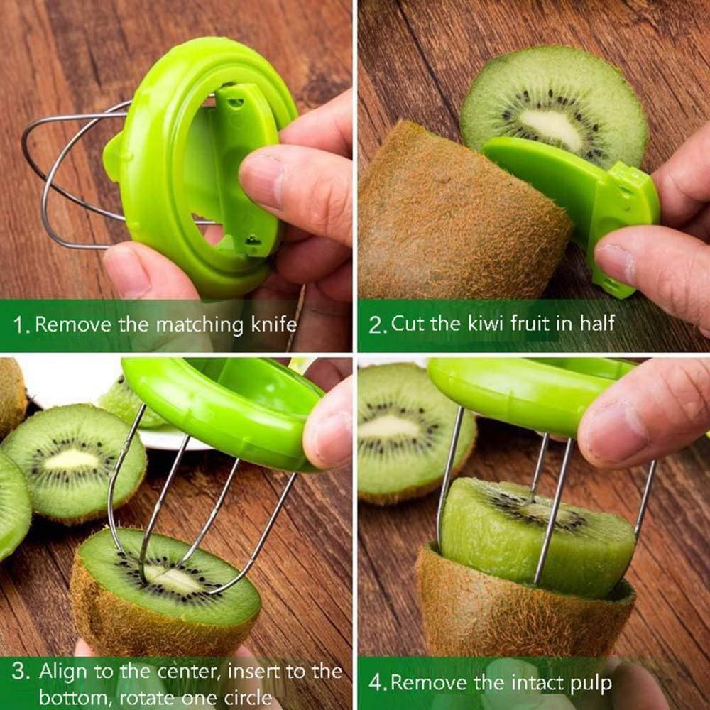 dropship Cutter ABS Slicer Fruit Peeler Practical Portable for Daily Life Kiwi Digging Core for Daily Life