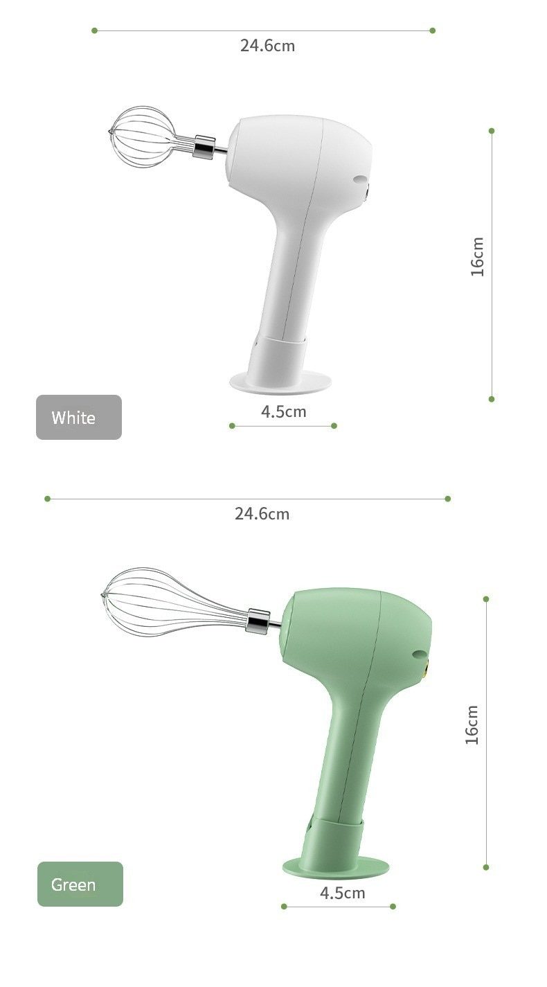 dropship Wireless Portable Electric Food Mixer 3 Speeds Automatic Whisk Dough Egg Beater Baking Cake Cream Whipper Kitchen Tool