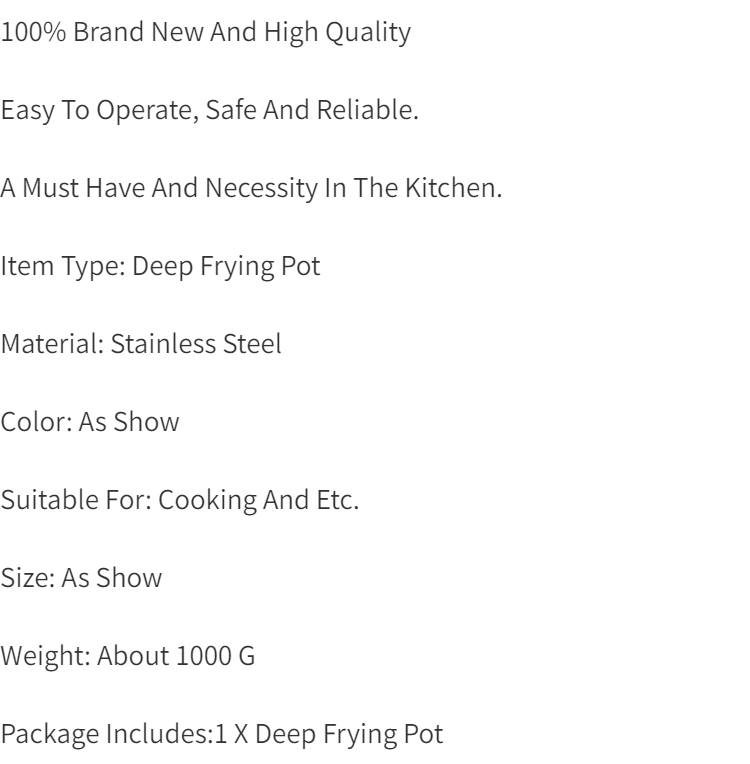 dropship 1pc Tempura Deep Fry Pot, Thickened 304 Stainless Steel Tempura Fryer With Thermometer, Japanese Style Tempura Fryer Pan