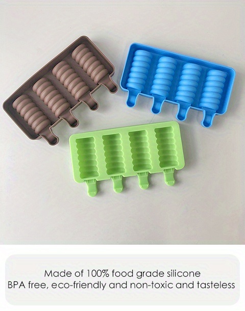 dropship Ice Cream Silicone Mold Diy Gourd Homemade Popsicle Ice Cream Christmas Chocolate Ice Cream Mold