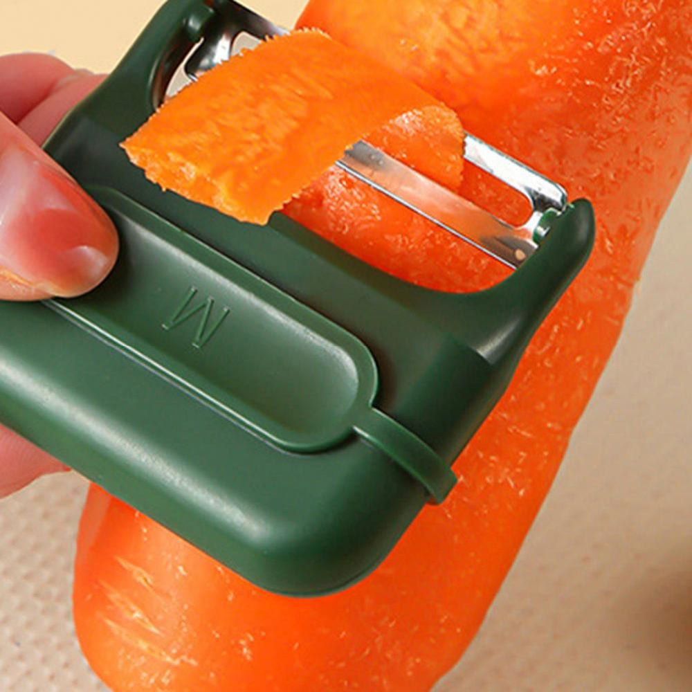 dropship Fruit Peeler Magnetic Design Non-slip Sharp Peeling Fruit Grater Double-sided Blade Vegetable Potato Peeler Kitchen Gadget