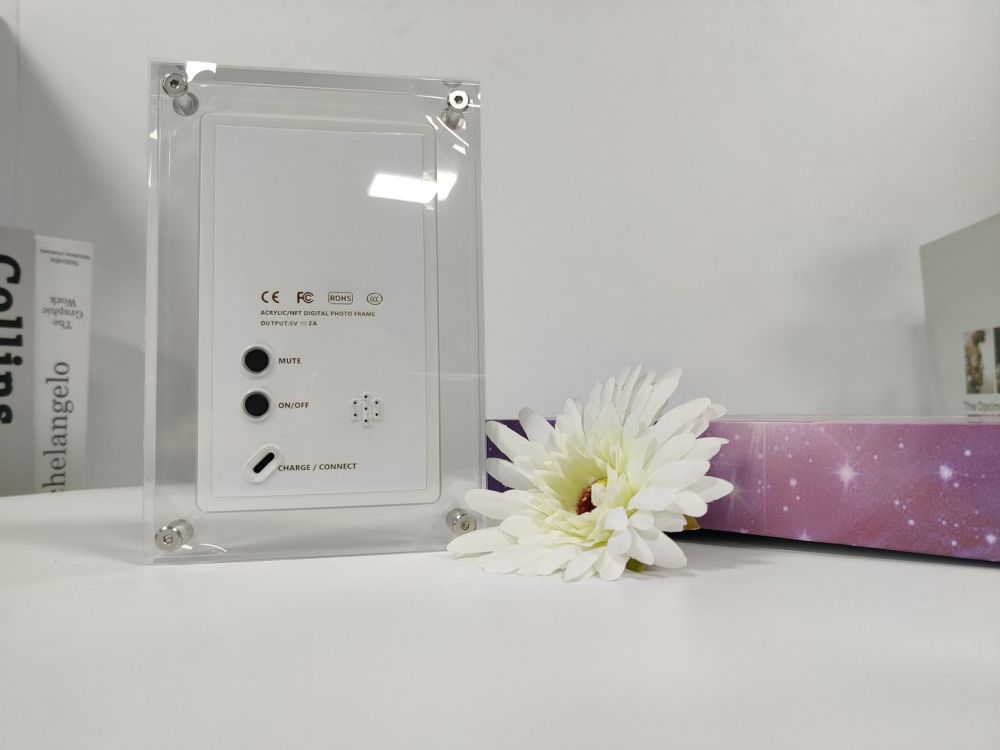 dropship 5inches Acrylic Digital Photo Video Frame Battery LCD Touch Screen New