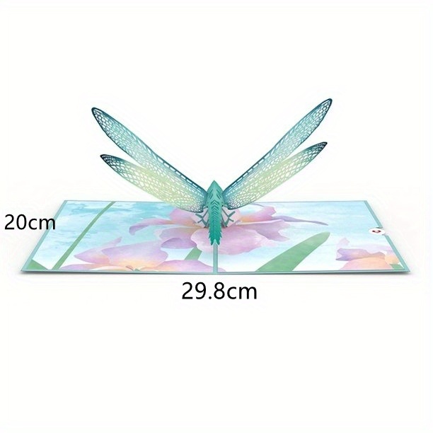 dropship Mother's Day Dragonfly Greeting Card Student Stationery