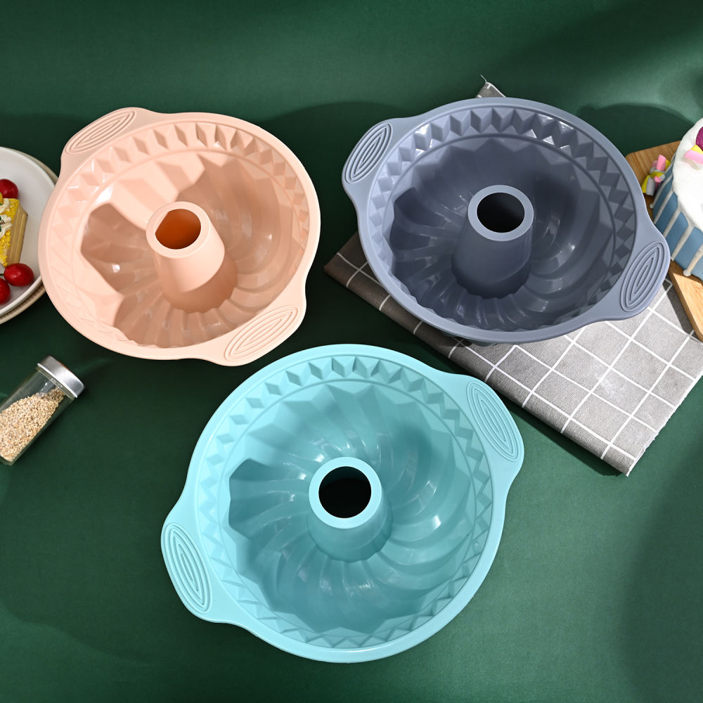dropship 1pc Silicone Cake Mousse Mold Round Molds For Dessert Ice Cream Chiffon Cakes Jelly