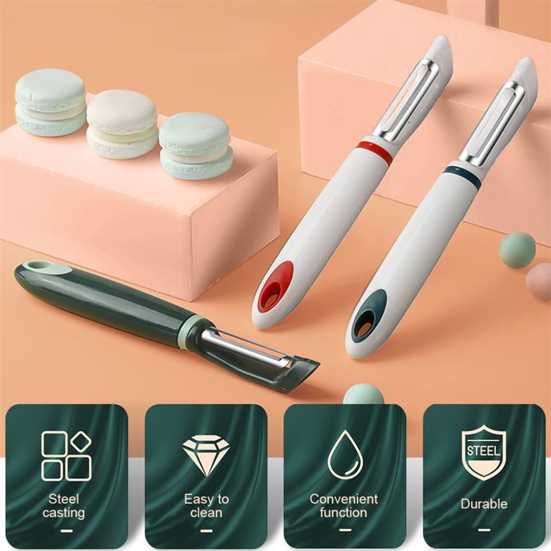 dropship Kitchen Potato Peeler Stainless Steel Fruits Vegetables Planer Professional Fast Anti-slip Safe Grater Scraper Hand Tool Gadget