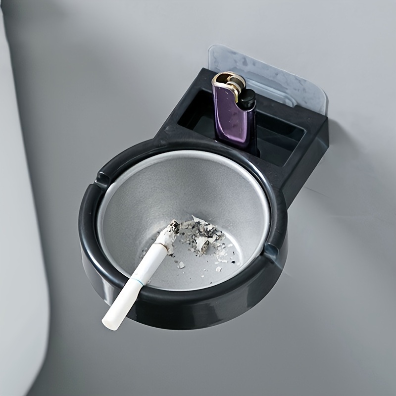 dropship 1pc Wall Mounted Ashtray; Stainless Steel Ashtray