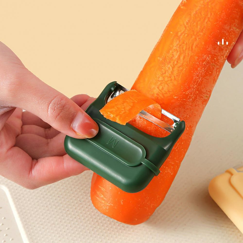 dropship Fruit Peeler Magnetic Design Non-slip Sharp Peeling Fruit Grater Double-sided Blade Vegetable Potato Peeler Kitchen Gadget