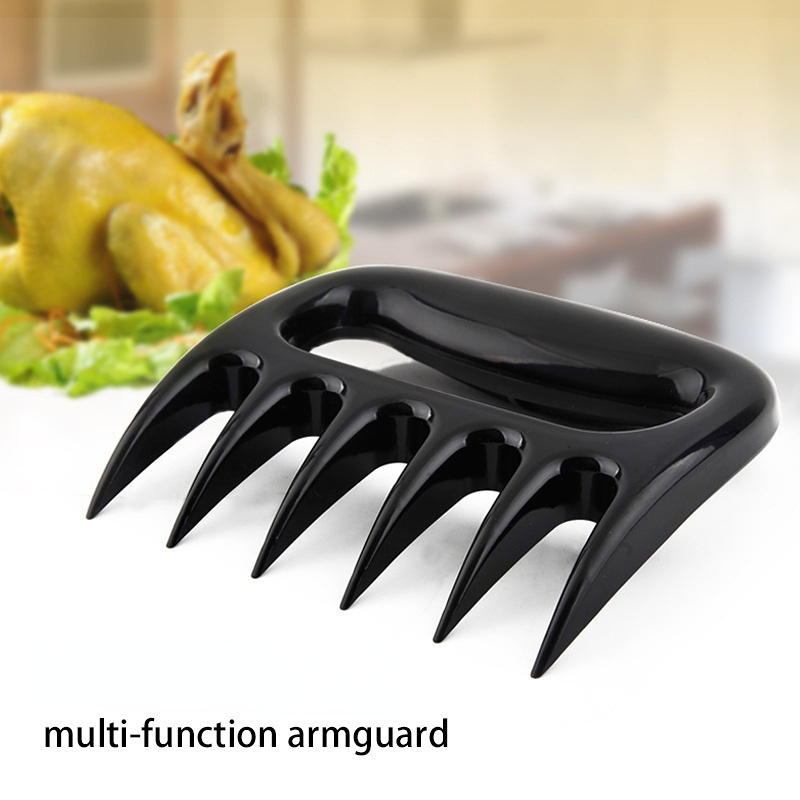 dropship A pair of Multi-Functional Plastic Bear Claw Meat Shredder Barbecue Meat Shredder Paw BBQ Barbecue Tool Anti-scalding Meat Distributor