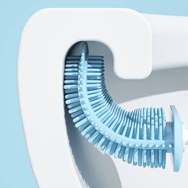 dropship 1pc Toilet Brush; Household No Dead Angle Cleaning Brush; Toilet Long Handle Detachable 14.96"x5.19"