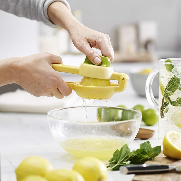 dropship 1pc Manual Juicer Citrus Lemon Squeezer; Fruit Juicer Lime Press Metal; Professional Hand Juicer Kitchen Tool