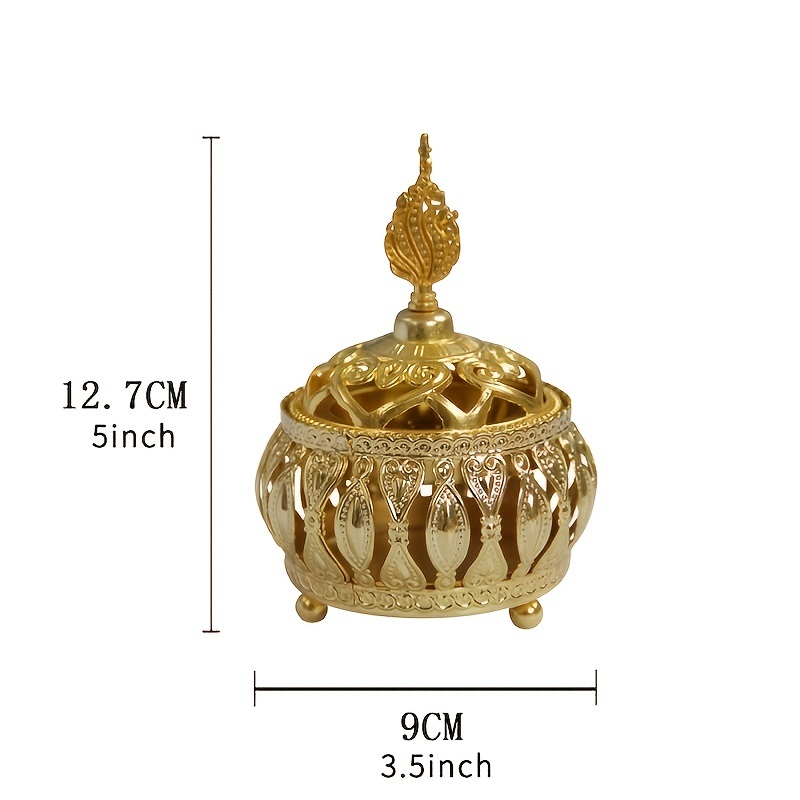 dropship 1pc Metal Incense Burner; Creative Incense Burner Holder; Desktop Decoration