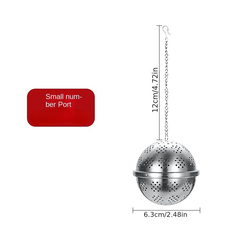 dropship 1pc 304 Stainless Steel Seasoning Ball; Thickened Ball Tea Strainer; Spice Filter; Kitchen Gadget