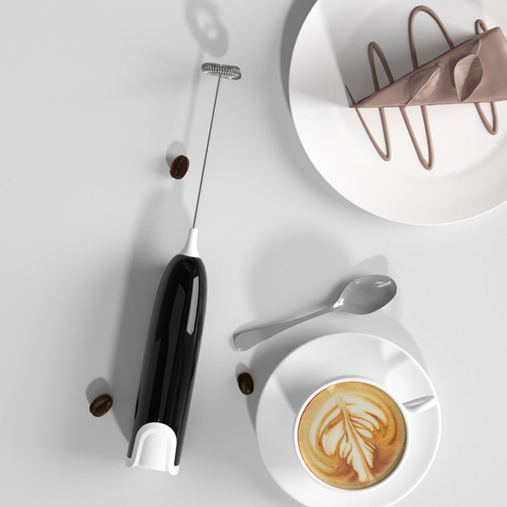 dropship Electric Milk Frother Kitchen Drink Foamer Whisk Mixer Stirrer Coffee Cappuccino Creamer Whisk Frothy Blend Whisker Egg Beater