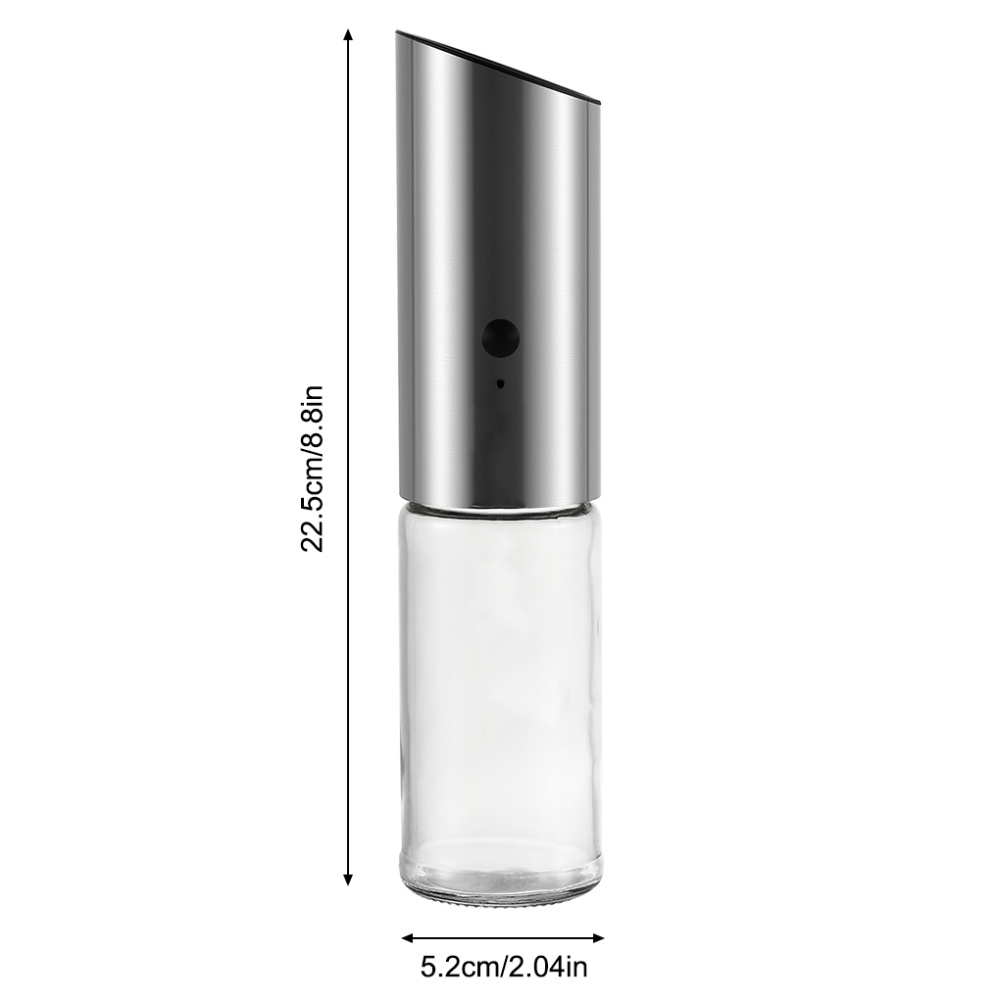 dropship Electric Salt Pepper Grinder USB Rechargeable Pepper Mill Adjustable Coarseness Automatic Spice Milling Machine Kitchen Tool