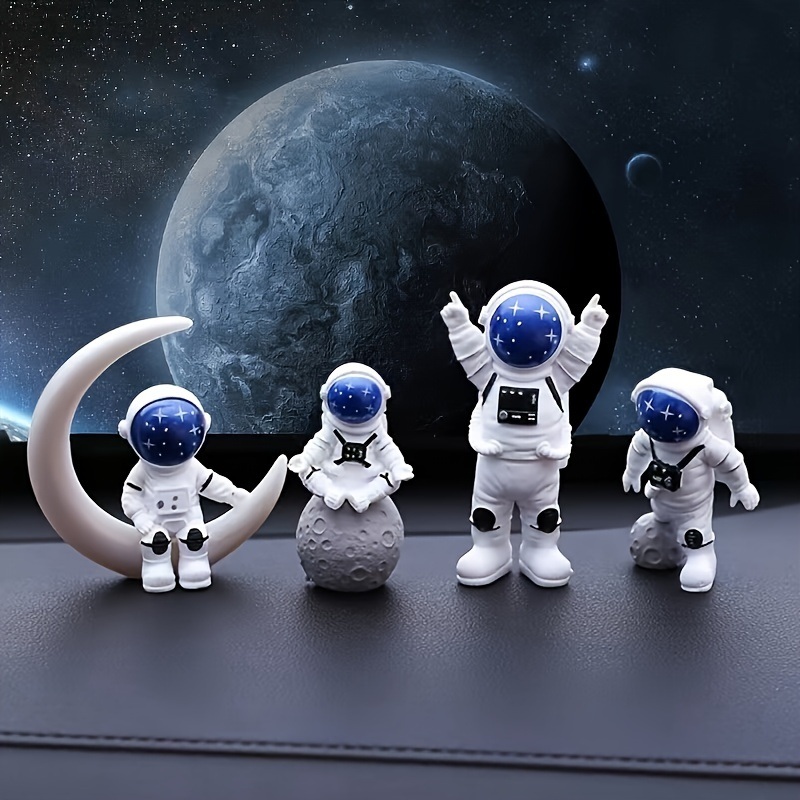 dropship 4pcs Small Creative Astronaut Ornaments; Desktop Ornaments; TV Cabinet Ornaments