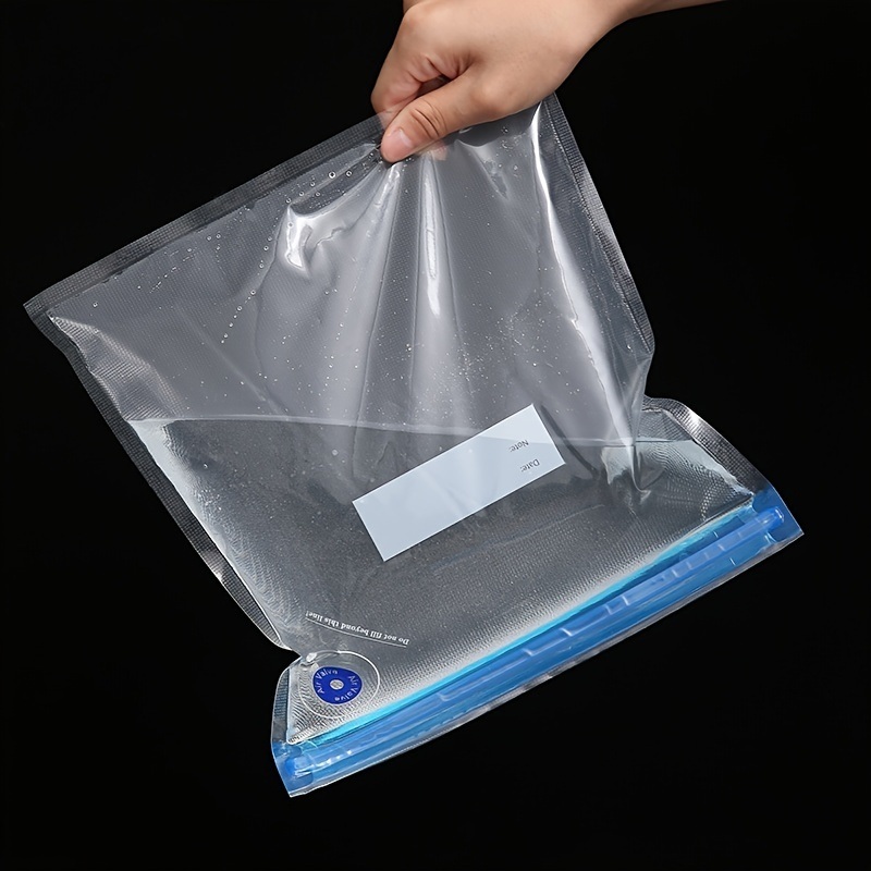dropship 1pc Food Vacuum Compression Bag; Thickened Food Evacuation Storage Bag; Refrigerator Refrigerated Deli Storage Bag; Compression Vacuum Packaging Bag