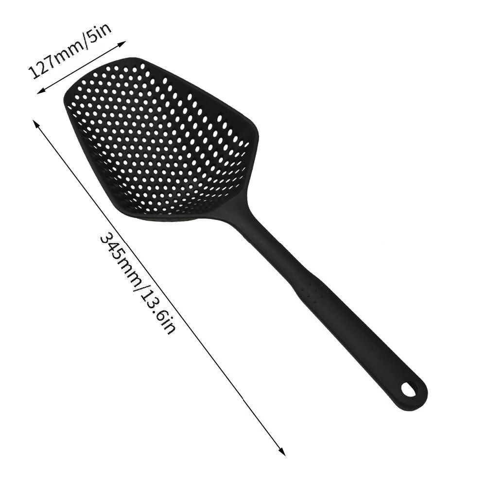 dropship Plastic; No-stick; Ice Shovel; Filter; Long Strainer; Kitchen Colander