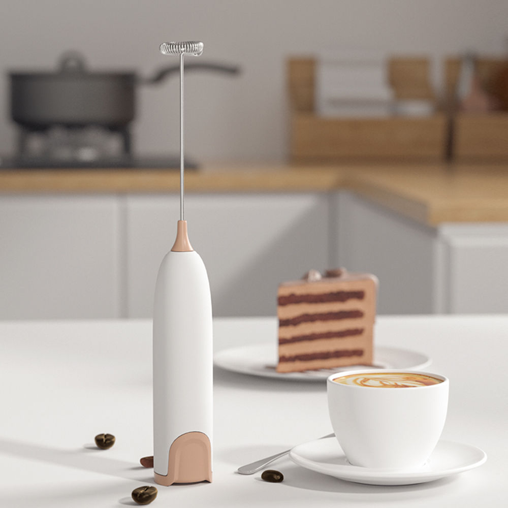 dropship Electric Milk Frother Kitchen Drink Foamer Whisk Mixer Stirrer Coffee Cappuccino Creamer Whisk Frothy Blend Whisker Egg Beater