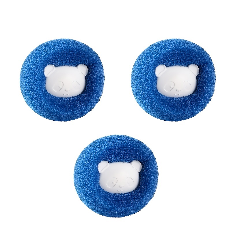 dropship Set Of 3; Washing Machine Cleaner Ball; Powerful Decontamination Magic Sticky Hair Ball