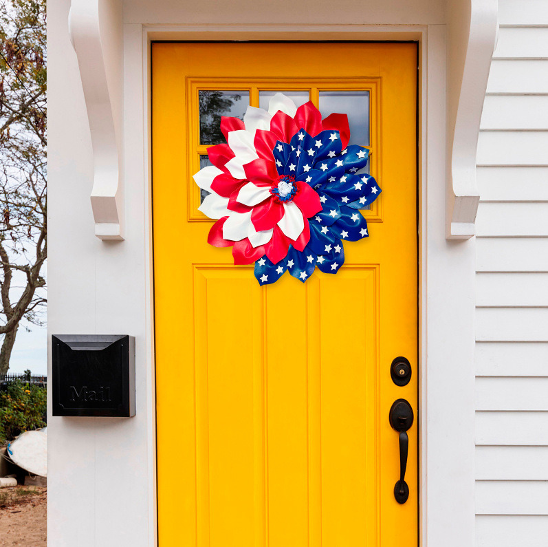 dropship Independence Day home Decor US Flag Garland National Day Christmas Family Decoration Scene Layout Props