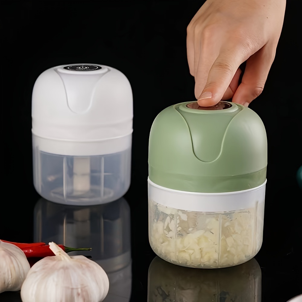 dropship 1pc Electric Garlic Chopper, Onion Chopper, USB Charging Vegetable Mincer, Electric Mini Chopper, Food Processor, Kitchen Tools