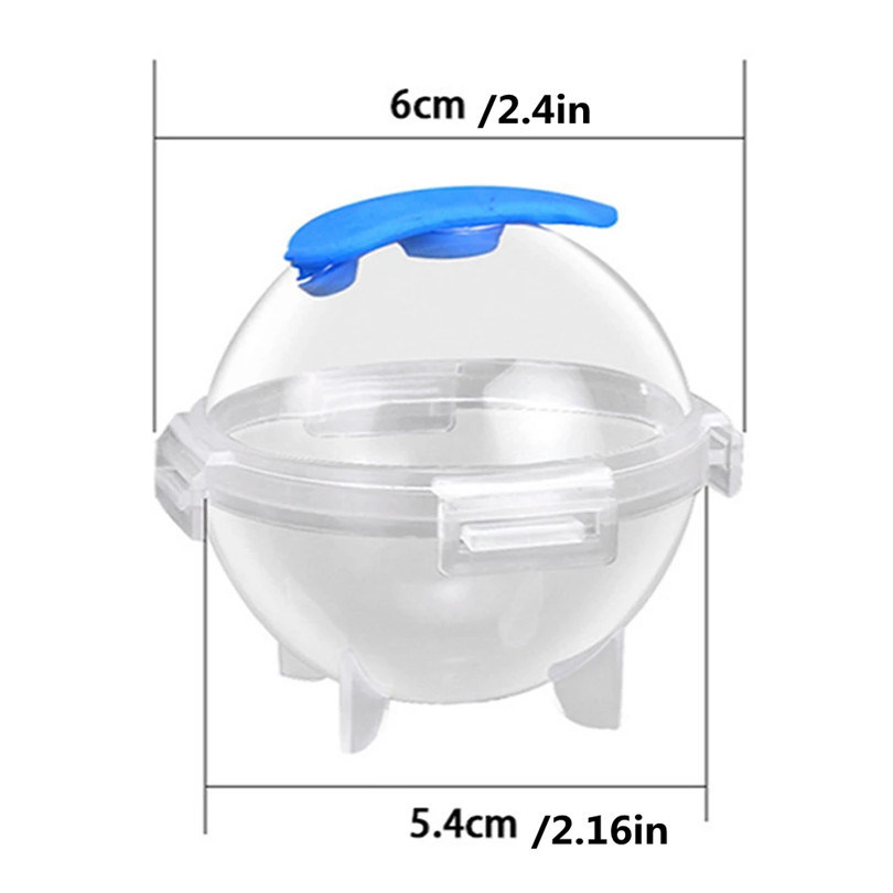 dropship 4pcs Whisky Ice Ball Mold; Round Ice Cube Mold; Random Color