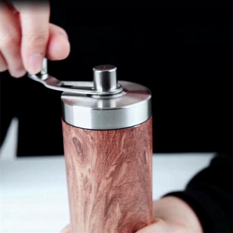 dropship Manual Coffee Grinder Stainless Steel Hand Adjustable Steel Core Burr For Kitchen Portable Coffee Mills Coffee Espresso Press