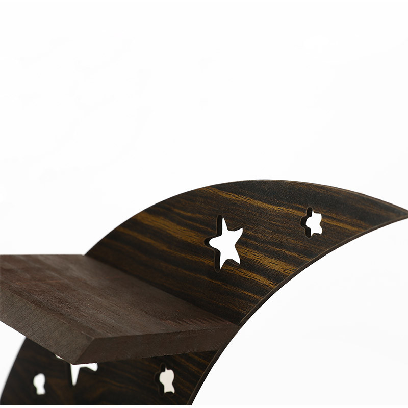 dropship Wooden Wall Shelf Home Decoration Organizer Moon Butterfly Cat Bedroom Room Decor Storage Rack Wall-mount Display Stand Shelves