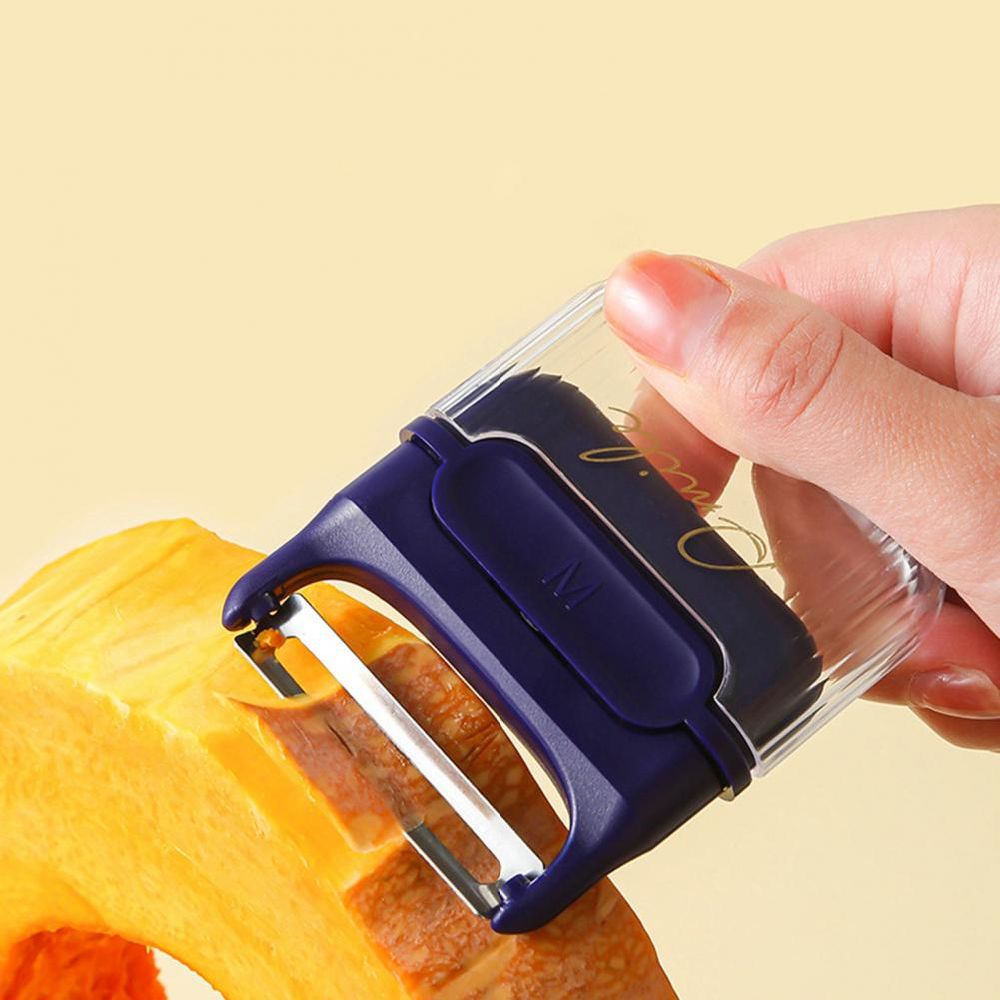 dropship Fruit Peeler Magnetic Design Non-slip Sharp Peeling Fruit Grater Double-sided Blade Vegetable Potato Peeler Kitchen Gadget