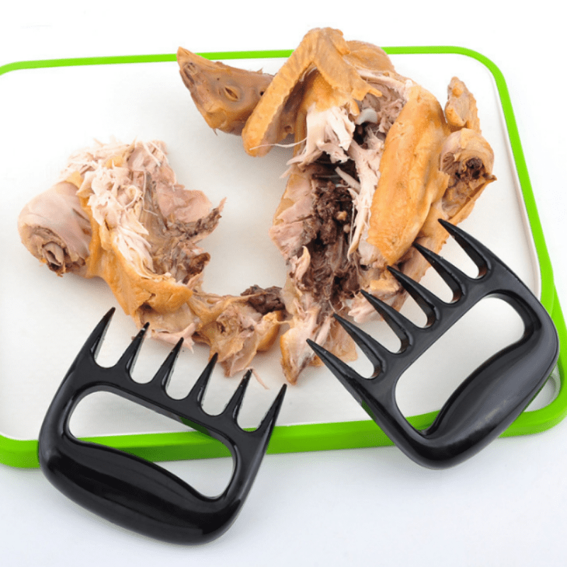 dropship A pair of Multi-Functional Plastic Bear Claw Meat Shredder Barbecue Meat Shredder Paw BBQ Barbecue Tool Anti-scalding Meat Distributor