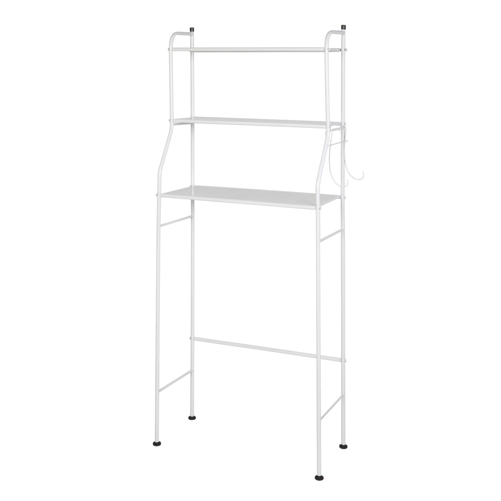 dropship 3-Tier Over-the-Toilet Shelves, Over The Toilet Storage Bathroom Space Saver Iron Storage Rack for Toilet Essentials (White) RT