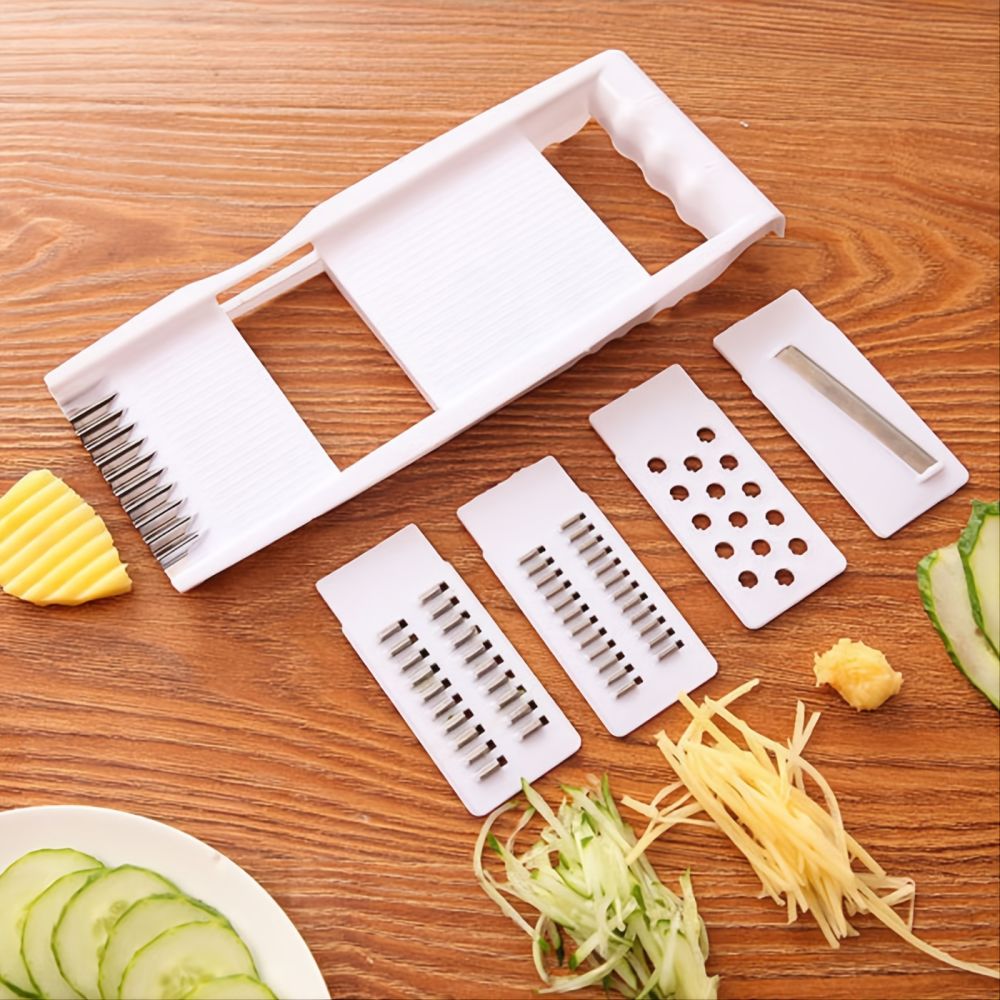 dropship 1pc Multi-functional Vegetable Cutting; Grater Shredded Potato Shredded; Household Grater With 4-Blade